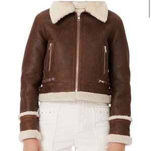 NWOT Maje Faux Shearling Sherpa Jacket (size 38)